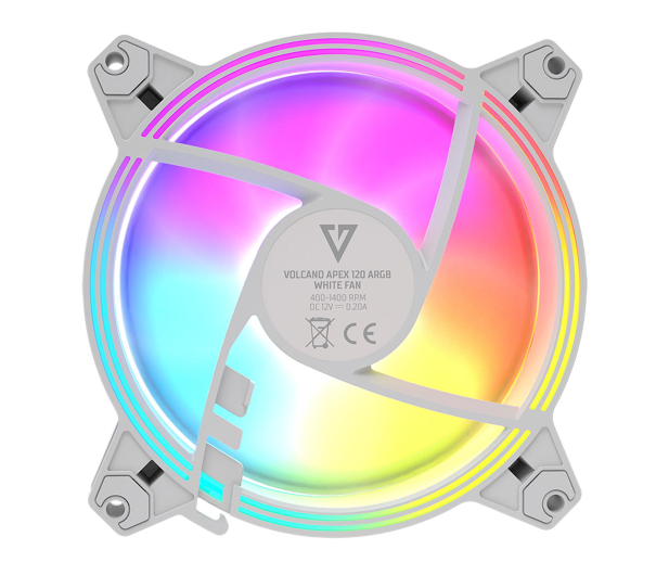 MODECOM Volcano Apex 120 ARGB White 120mm - 1331902 - zdjęcie 3